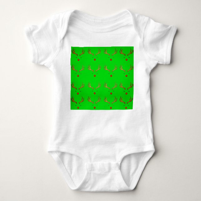 Body Bodysuit pour bébé Rudolph (Devant)