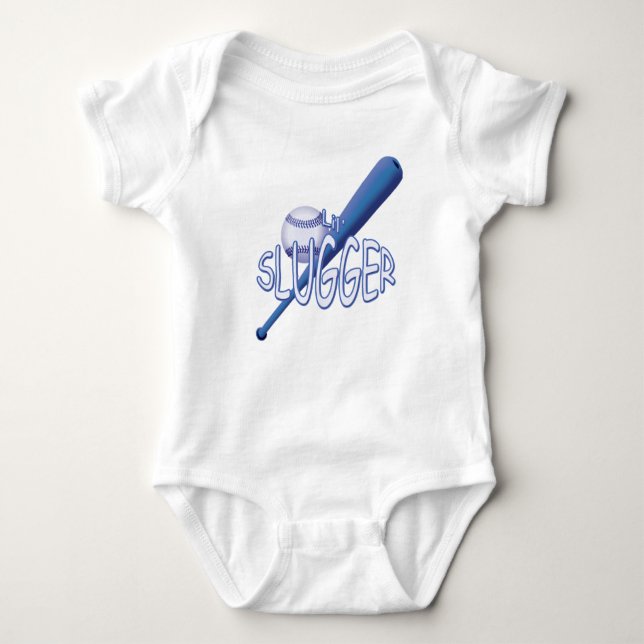 Body Bodysuit pour bébé Slugger de baseball lil (Devant)