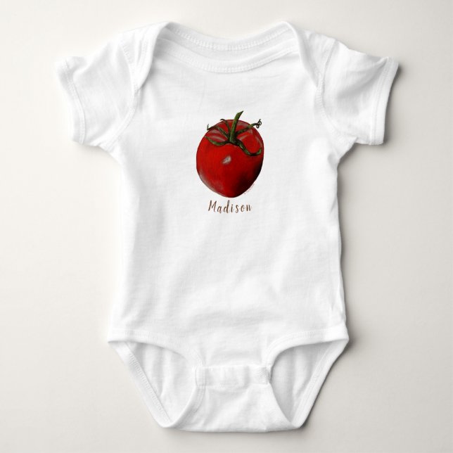 Body Bodysuit pour bébé tomate (Devant)