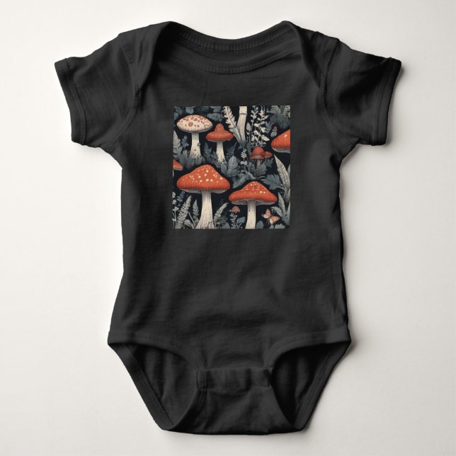 Body Bodysuit pour bébé - Unisex - Champignons de minui (Devant)