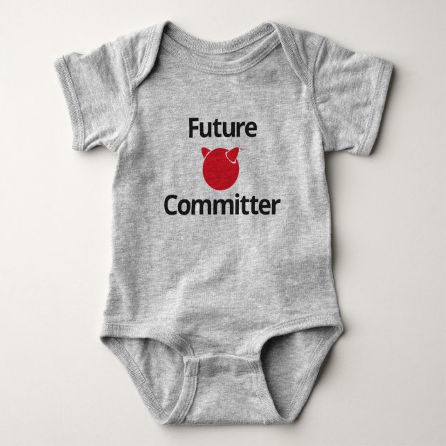 Body Bodysuit pour bébés de FreeBSD Future Committer (Devant)