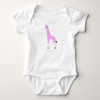Body Bodysuit rose Baby Giraffe pour bébé