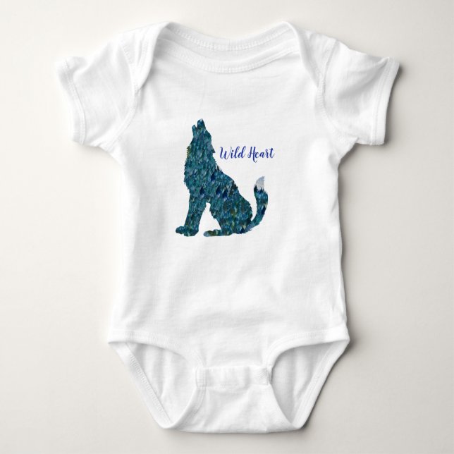 Body Bodysuit Wolf Art Jersey (Devant)