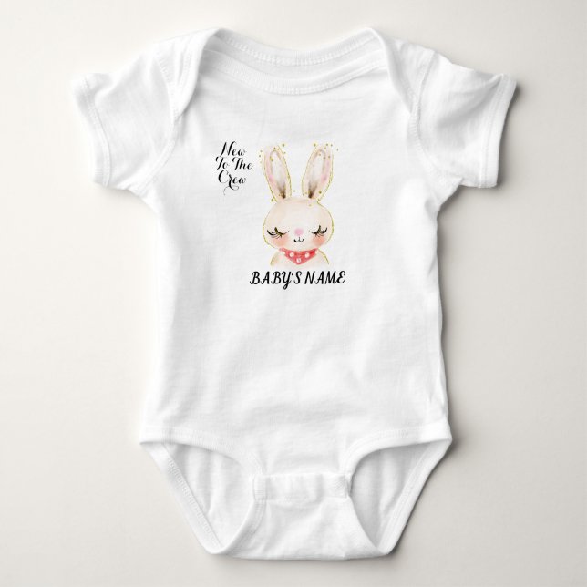 Body Bodysuits T-shirt bébé pour bébé nouveau à l'équip (Devant)