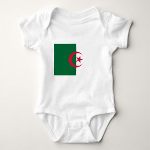 Body Bodywear patriotique avec drapeau Algérie