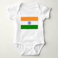 Bodywear patriotique avec drapeau Inde