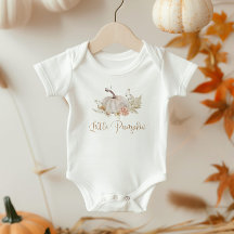 Boho Fall petite tenue pour bébé citrouille