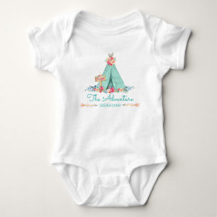 Body Boho Tribal TeePee Adventure Commence Baby Girl