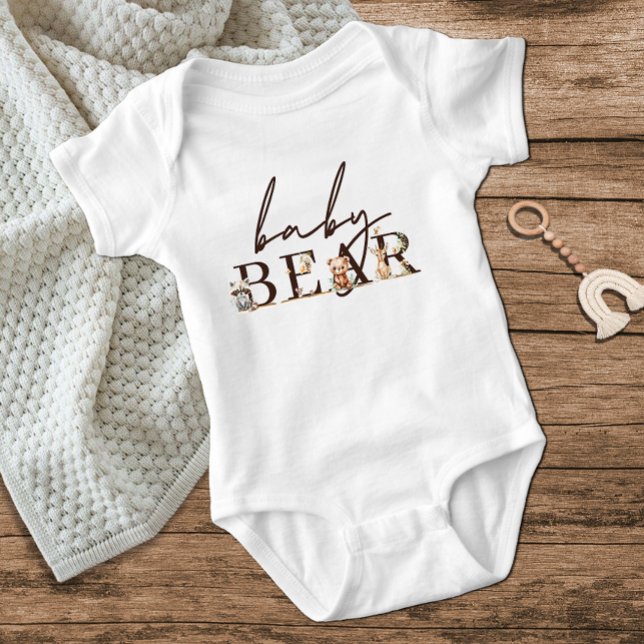 Body Bois Animaux Boho Baby Ours (Créateur téléchargé)