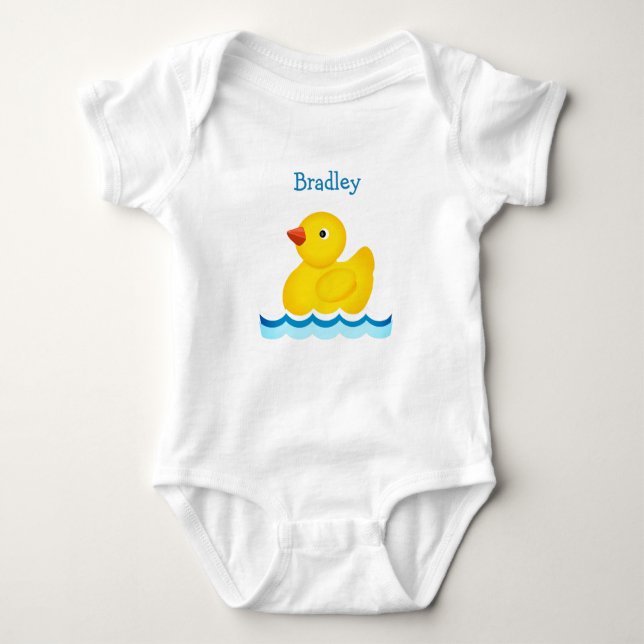 Body Boîtier en caoutchouc Canard personnalisé pour béb (Devant)
