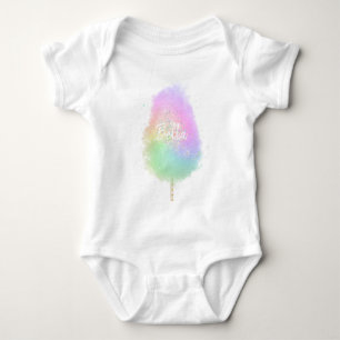 Body Bonbon de coton parties scintillant arc-en-ciel mi