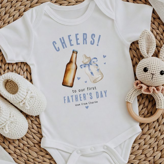 Body Bonjour à notre 1ère Fête des pères, mignon cadeau (Créateur téléchargé)