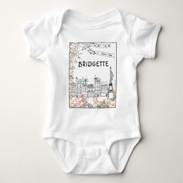 Body Bonjour Bebe Genre Neutre Baby shower Cadeau (Devant)