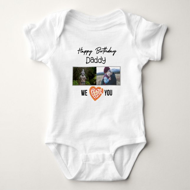 BODY BONJOUR D'ANNIVERSAIRE DADDY PHOTO ET TEXTE PERSON (Devant)