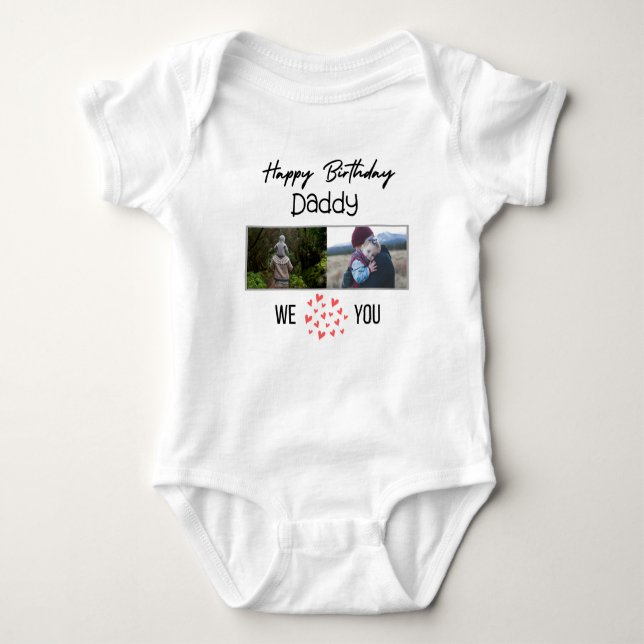BODY BONJOUR D'ANNIVERSAIRE DADDY PHOTO ET TEXTE PERSON (Devant)