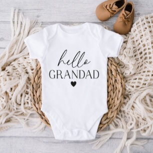 Body Bonjour Grand-père - Faire-part de grossesse