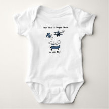 Bonne nuit Bye Bi-Planes Super Hero Baby Bodysuit