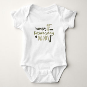 Body Bonne première Fête des pères papa bébé