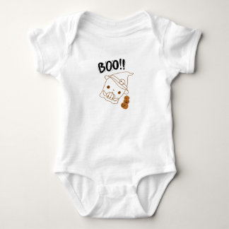 Body Boo-tiful Citrouille Baby Bodysuit - mignon Ghost 