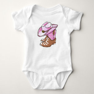 Body Bottes et casquette de cow-girl