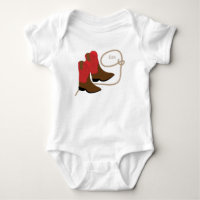 Bottes et lasso de cowboy rouges et Brown, personn