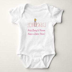 Body Bougie rose je suis un T-shirt personnalisé de