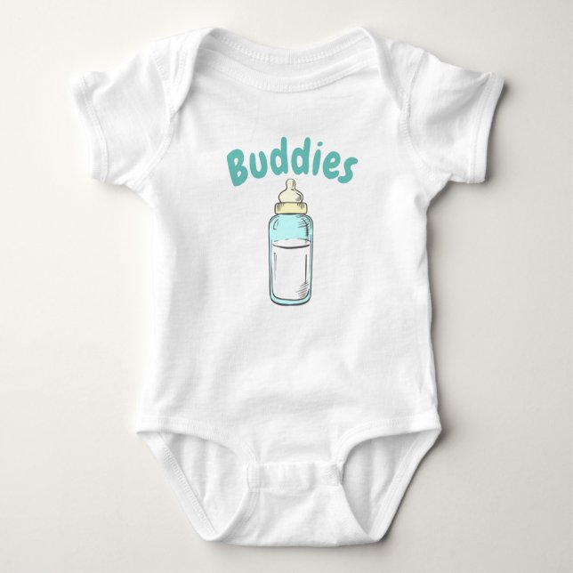 Body bouteille pour bébé mignonne compagnons de boisson (Devant)