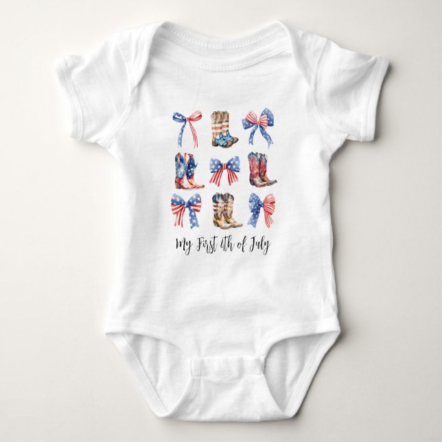 Body Bows Baby First 4 juillet Coquette Esthétique (Devant)
