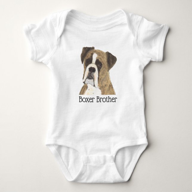 Body Boxer Dogue bringé personnalisable (Devant)