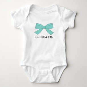 Body BRIDE Turquoise Blue Bow Tutu Shoot Party