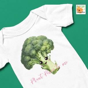 Body Broccoli éditable vegan bébé drôle tenue