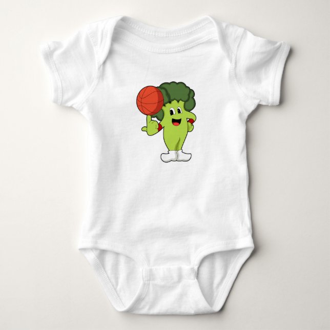 Body Brocoli aux sports de basketball (Devant)