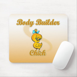 Body Builder Chick Mousepad