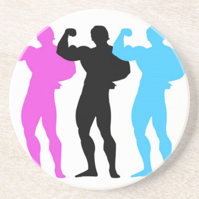 Body Builder Untersetzer (Vorne)