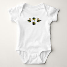 Bumble Bee sur le maillot de bébé