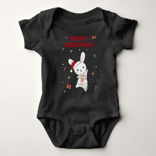 Body Bunny Merry Christmas Winter Animals Rabbits