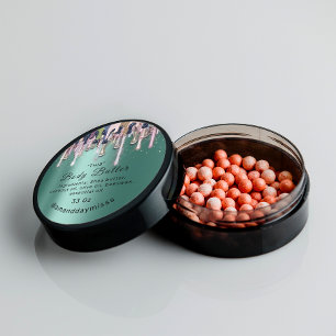 Body Butter Verpackung Online Beauty Shop Mint Tro Runder Aufkleber
