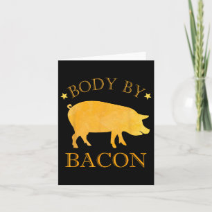 Body by Bycon Grillen Grillen Ham Loving Men Funny Karte