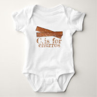 C est pour CHURROS Churro Pastry Alphabet ABC