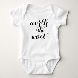 Body Ça Vaut Le Bébé D'Attente Drôle Mignonne Bébé