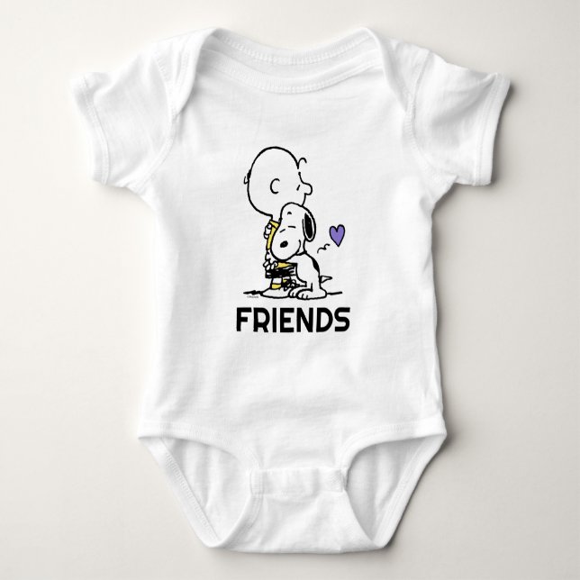 Body cacahuètes | Saint Valentin | Charlie Brown & Snoo (Devant)
