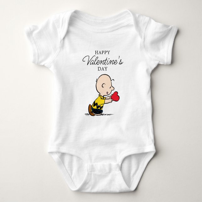 Body cacahuètes | Saint Valentin Charlie Coeur rouge Br (Devant)