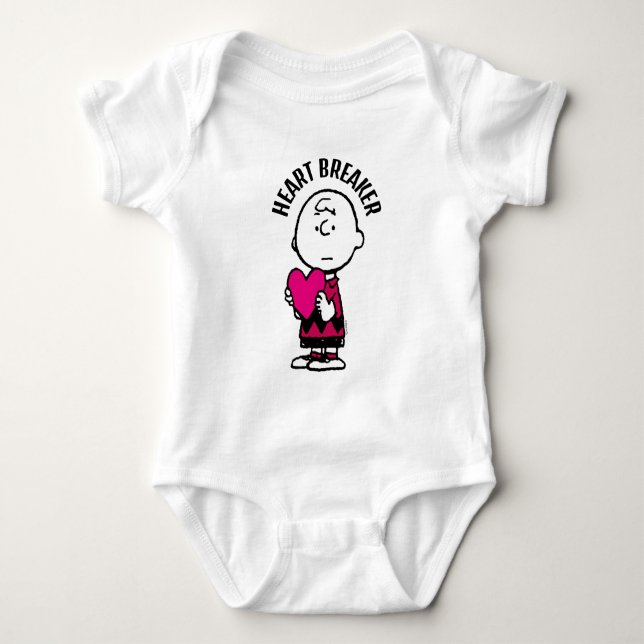 Body cacahuètes | Saint Valentin | Heart Charlie Brown (Devant)