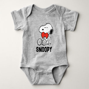 Body cacahuètes Saint Valentin Snoopy Heart Hug