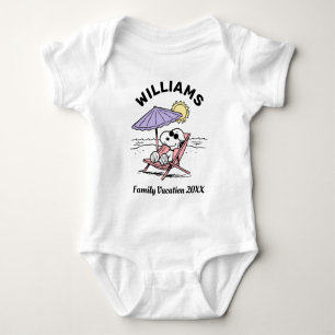 Body cacahuètes   Snoopy Beach Vacances en famille
