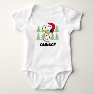Body cacahuètes   Snoopy & Woodstock Santa Claus Hug
