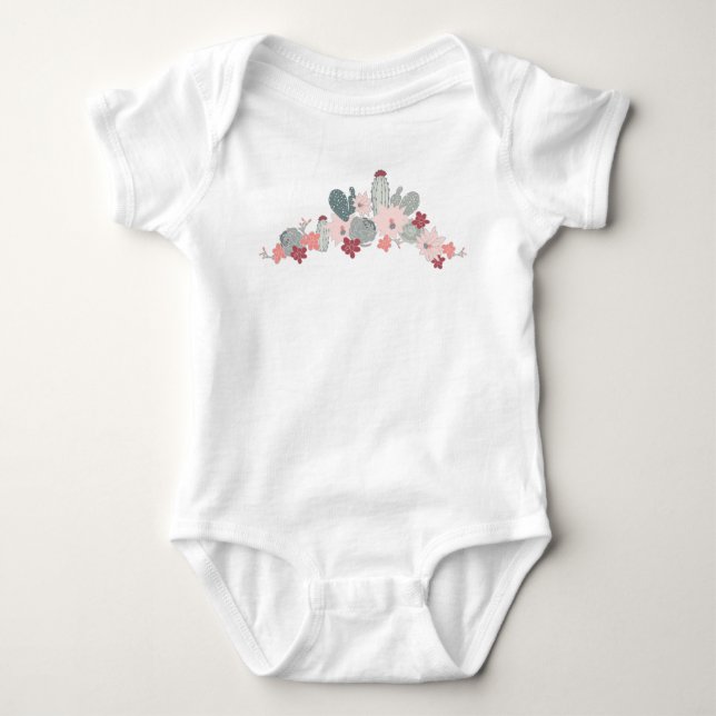 Body Cactus Pink Mint Succulents Motif Plante (Devant)