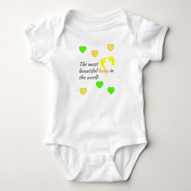 Body Cadeau de coeur : Le plus beau bébé du monde (Devant)