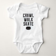 Cadeau de combinaison de bébé de hockey sur glace