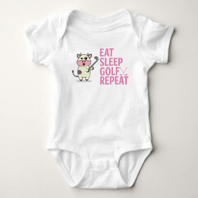 Body Cadeau de golf pour Baby shower bébé fille Golfer  (Devant)